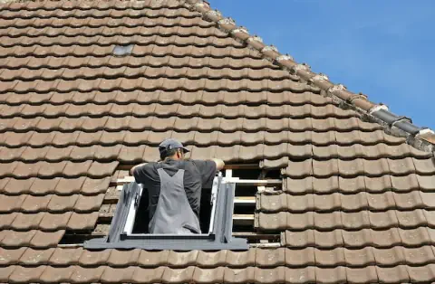 Pose de velux à Lanton